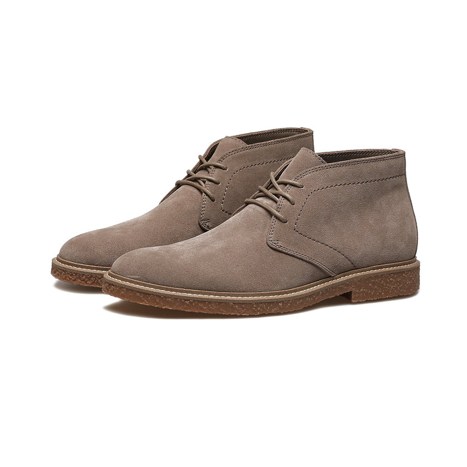 Mid Brown Suede Formal Shoes