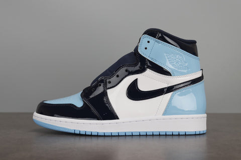 AJ1 Retro High UNC Patent “Blue Chill”