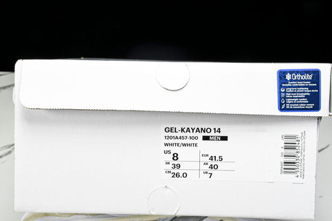 ASICS Gel-Kayano 14 x JJJJound 'Silver White'