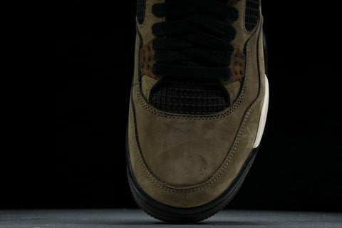 Travis Scott AJ4 Retro 'Olive Mocha' (Friends & Family)