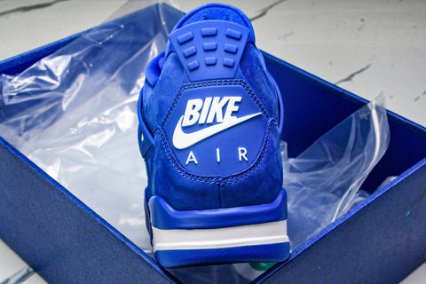 Nigel Sylvester x AJ4 Retro OG Brick by Brick 'Blue' (Unreleased)