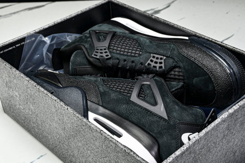 Nigel Sylvester x AJ4 Retro OG Brick by Brick 'Black' (Unreleased)