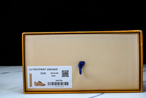 Louis Vuittоп Footprint Football Sneaker 'Beige Suede'