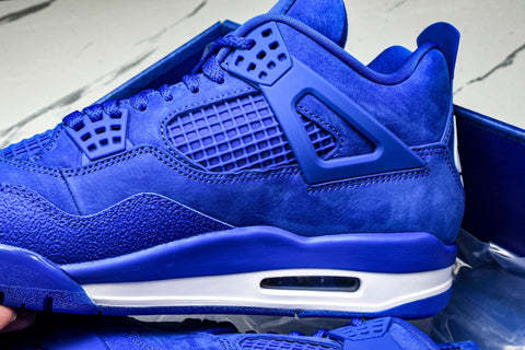Nigel Sylvester x AJ4 Retro OG Brick by Brick 'Blue' (Unreleased)
