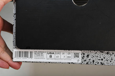 Off-White AJ5 Retro Black