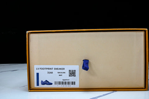 Louis Vuittоп Footprint Football Sneaker 'Blue Suede'