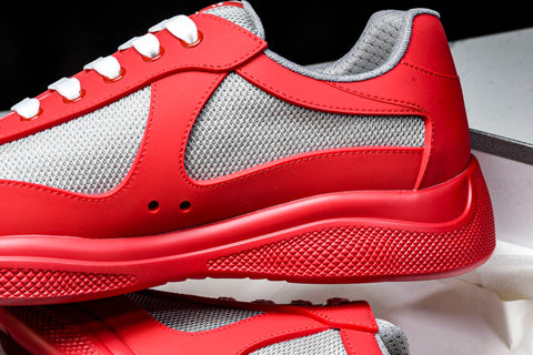 Prada America's Cup Sneaker Soft Rubber 'Red'