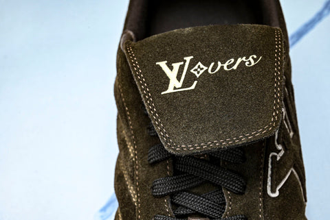 Louis Vuittоп Footprint Football Sneaker 'Brown Suede'