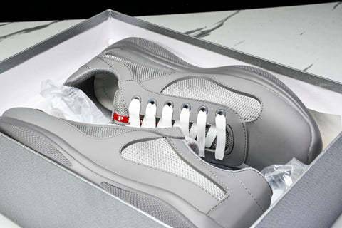 Prada America's Cup Sneaker Soft Rubber 'Steel Grey'