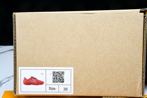 Louis Vuittоп Footprint Football Sneaker 'Red'