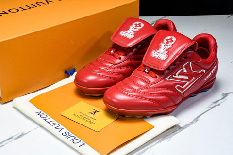 Louis Vuittоп Footprint Football Sneaker 'Red'