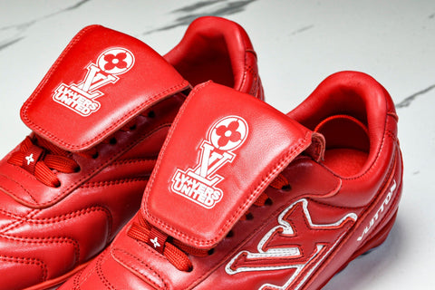Louis Vuittоп Footprint Football Sneaker 'Red'