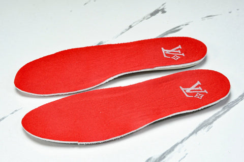 Louis Vuittоп Footprint Football Sneaker 'Red'