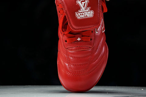 Louis Vuittоп Footprint Football Sneaker 'Red'