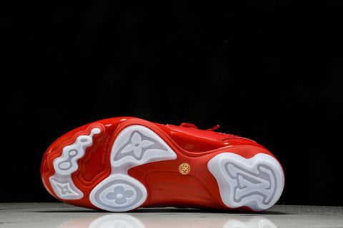 Louis Vuittоп Footprint Football Sneaker 'Red'
