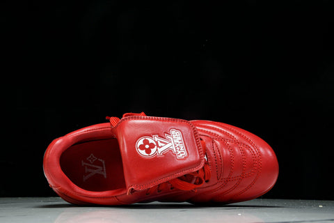 Louis Vuittоп Footprint Football Sneaker 'Red'