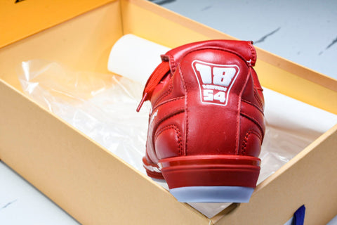 Louis Vuittоп Footprint Football Sneaker 'Red'