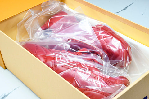 Louis Vuittоп Footprint Football Sneaker 'Red'