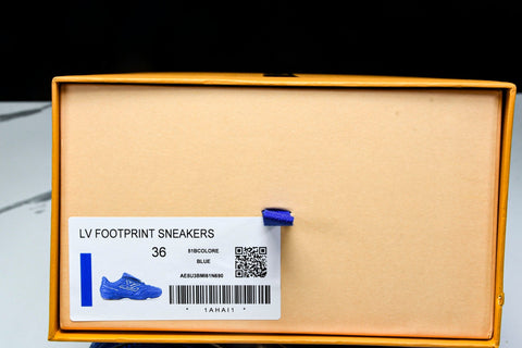 Louis Vuittоп Footprint Football Sneaker 'Blue'