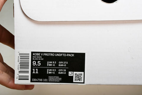 Kobe 5 Protro x Off-White 'White' (Unreleased PE)