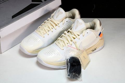 Kobe 5 Protro x Off-White 'White' (Unreleased PE)