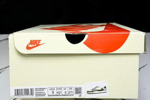 Travis Scott AJ1 Low x Stussy 'Green Grey' (Custom)