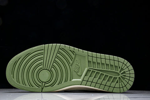 Travis Scott AJ1 Low x Stussy 'Green Grey' (Custom)