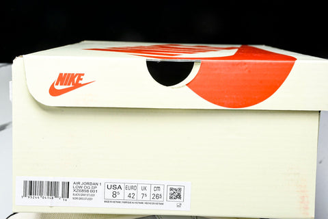 Travis Scott AJ1 Low x Stussy 'Silver Grey' (Custom)