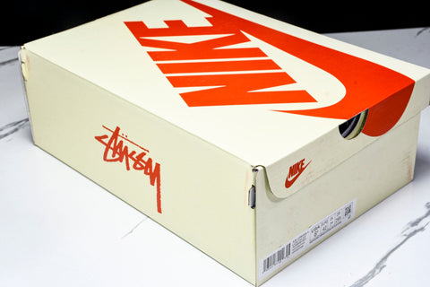 Travis Scott AJ1 Low x Stussy 'Silver Grey' (Custom)