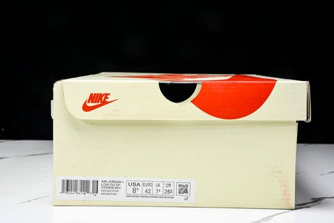 Travis Scott AJ1 Low x Stussy 'Silver Grey' (Custom)