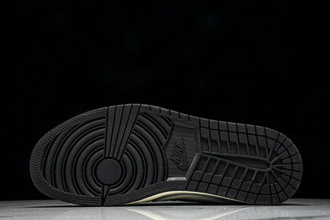 Travis Scott AJ1 Low x Stussy 'Silver Grey' (Custom)