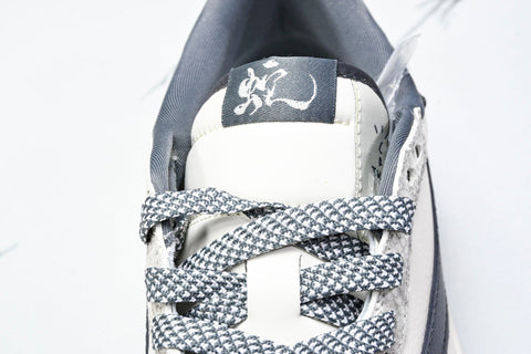 Travis Scott AJ1 Low x Year of The Snake 'White Grey' (Custom)