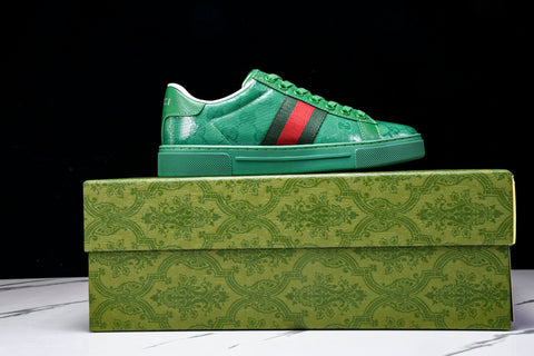 Guссi Ace Web 'Green Monogram'