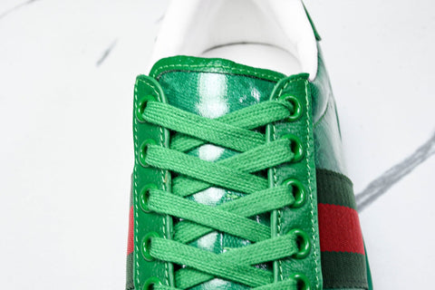Guссi Ace Web 'Green Monogram'