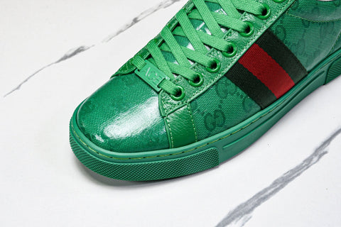 Guссi Ace Web 'Green Monogram'
