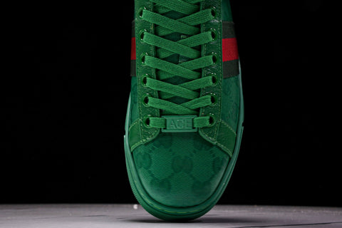 Guссi Ace Web 'Green Monogram'