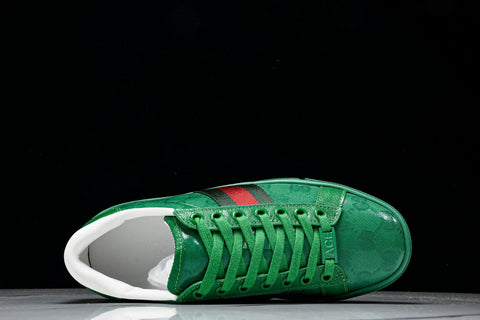 Guссi Ace Web 'Green Monogram'