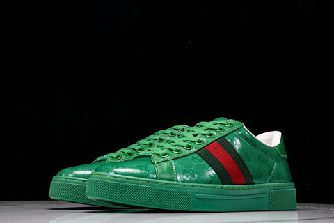 Guссi Ace Web 'Green Monogram'