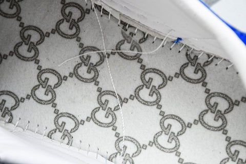 Guссi Ace Web 'Blue Monogram'