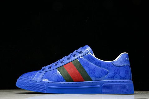 Guссi Ace Web 'Blue Monogram'