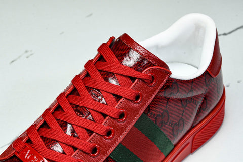 Guссi Ace Web 'Red Monogram'