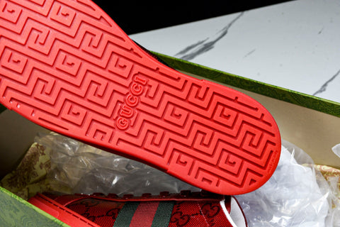 Guссi Ace Web 'Red Monogram'