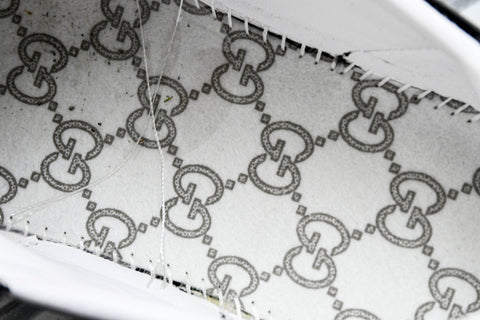 Guссi Ace Web 'Glossy Black Monogram'