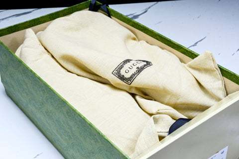 Guссi Ace Web 'Glossy Black Monogram'