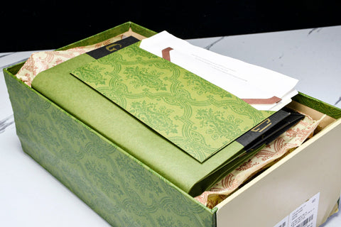 Guссi Ace Web 'Glossy Black Monogram'