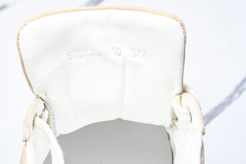 Guссi Ace Web 'Embossed Beige Monogram'