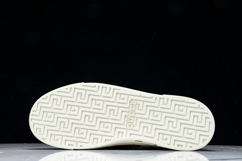 Guссi Ace Web 'Embossed Beige Monogram'