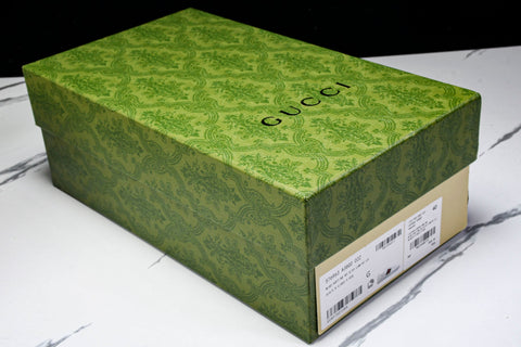 Guссi Ace Web 'Embossed White Monogram'