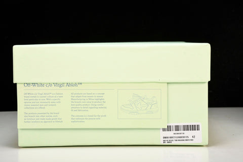 Off-White Out Of Office OOO Low Top "For Walking - White Red