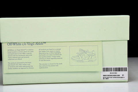 Off-White Out Of Office OOO Low Top 'Black White' (Panda)